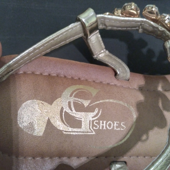 Sz.8 Thong sandals with adjustable ankle - Picture 3 of 6